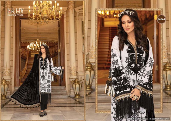 Fair Lady Maria B Festive Wear Lawn Cotton Printed Pakistani Salwar Kameez Collection  